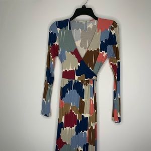 Boden wrap front dress size 4